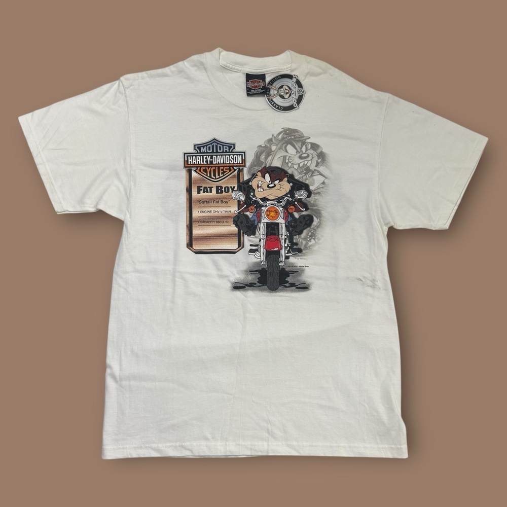 Vintage Y2K Harley-Davidson X Looney Tunes Graphic Tee